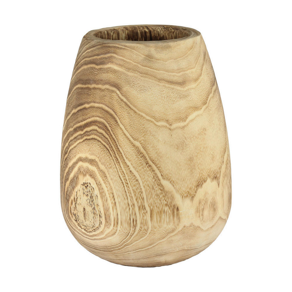 VÁZA, dřevo, 31 cm