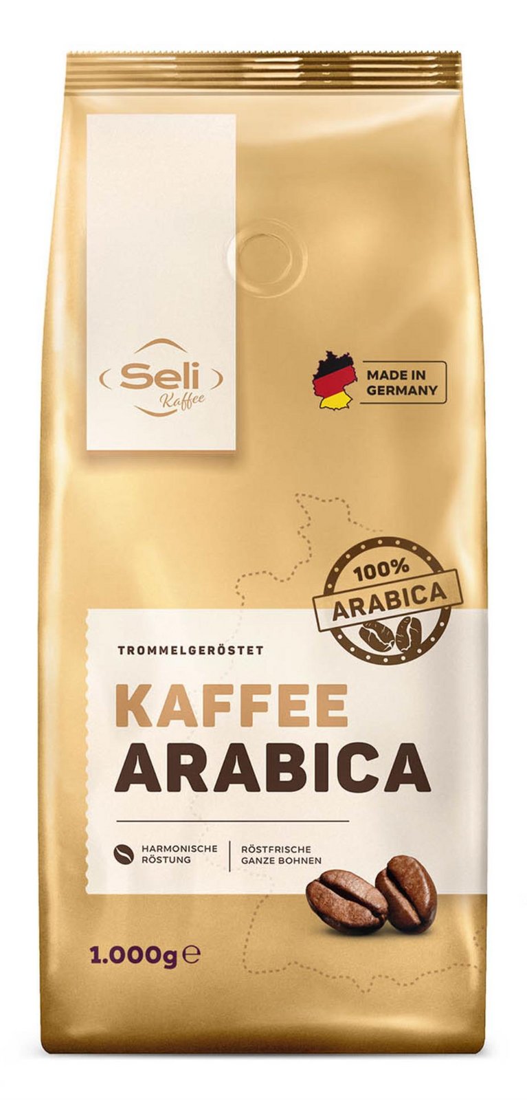 Zrnková káva Seli - Arabica, 1 kg