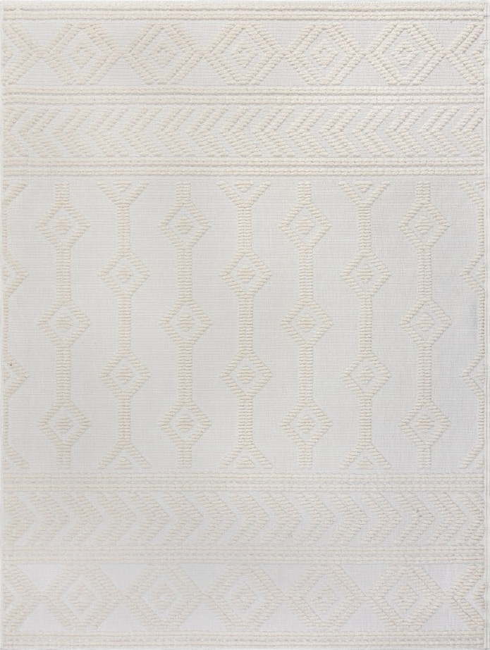 Krémový koberec z žinylky 160x240 cm Shyla – Flair Rugs