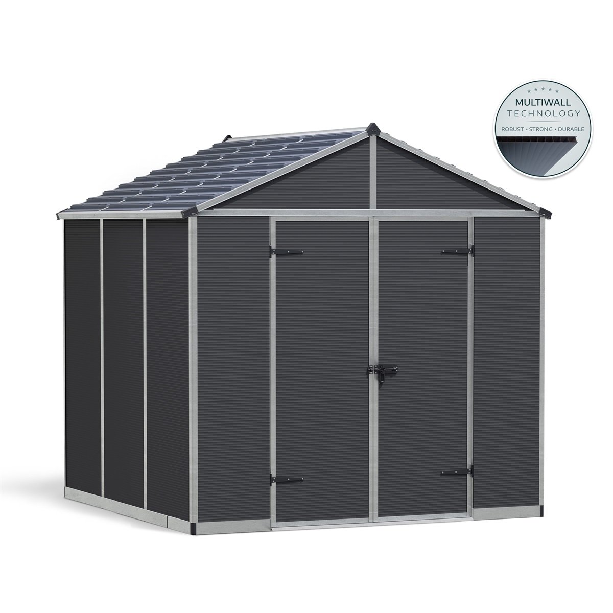 Zahradní domek PALRAM Canopia Rubicon 8' x 8' antracit