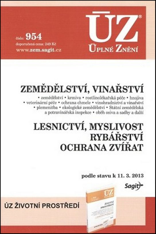 ÚZ 954 Zemědělství, vinařství