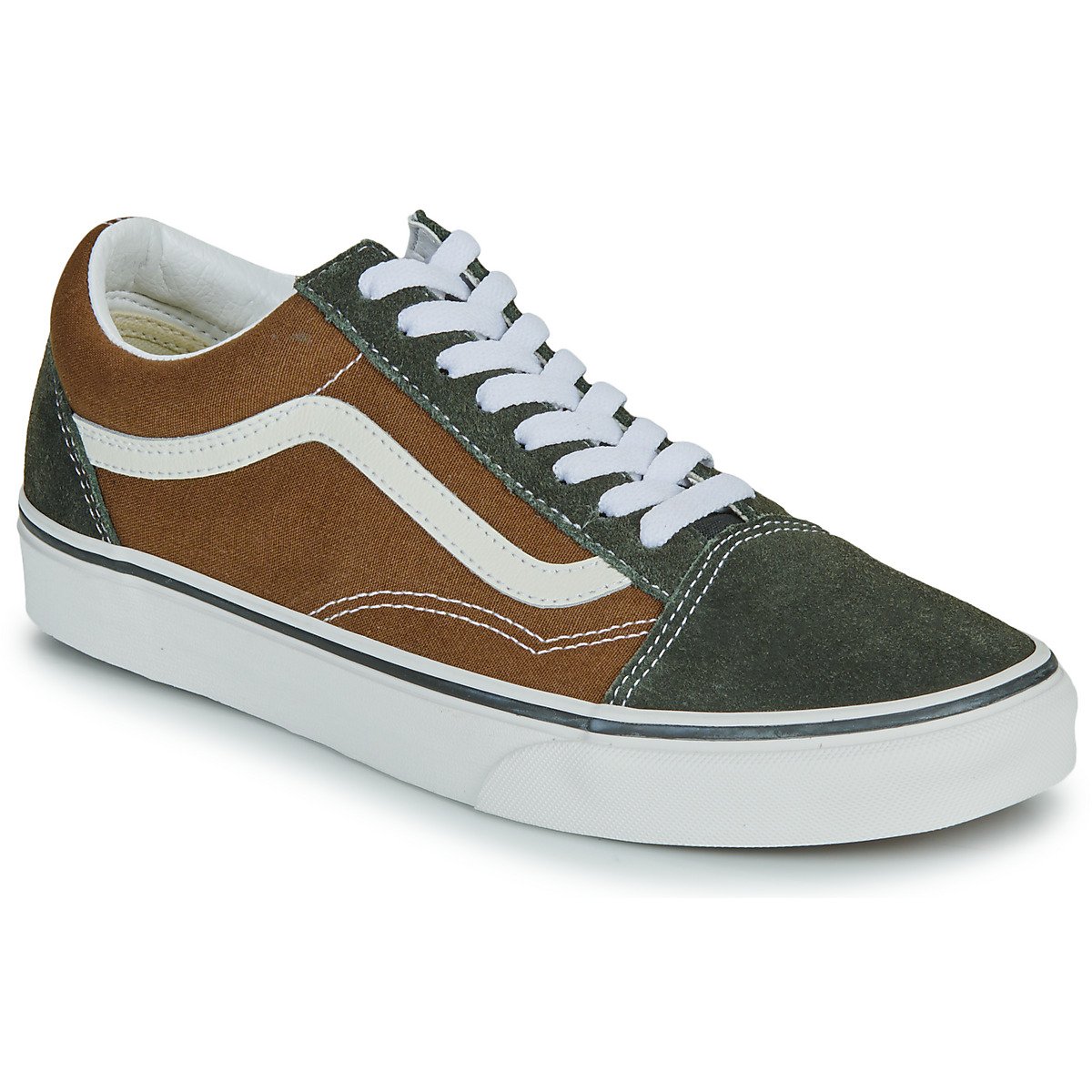 Vans  Old Skool CANVAS/SUEDE POP BROWN/MULTI  Hnědá