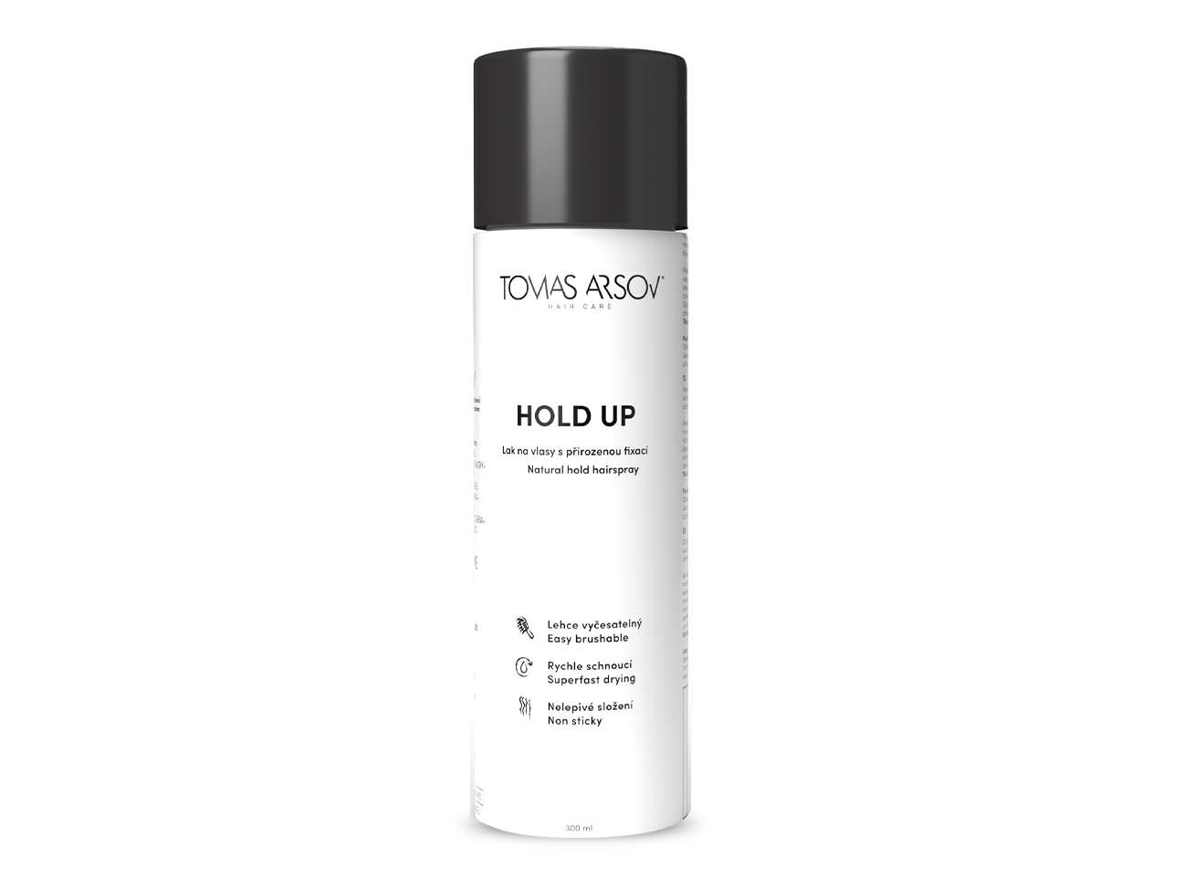 Tomas Arsov Lak na vlasy s přirozenou fixací HOLD-UP (Natural Hold Hairspray) 300 ml