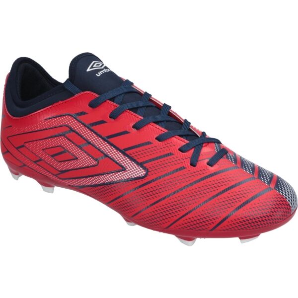 Umbro VELOCITA ELIXIR CLUB FG Pánské kopačky, červená, velikost 45