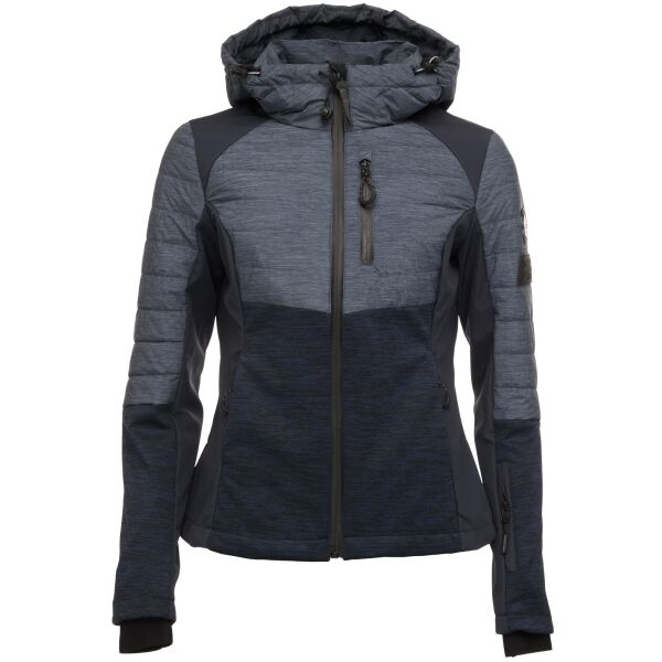 Superdry KISO PADDED RACER JACKET Dámská bunda, tmavě modrá, velikost