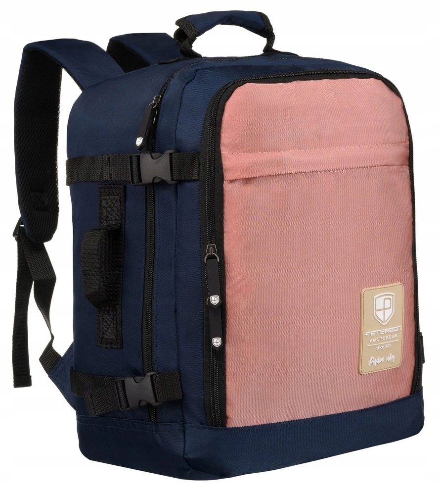 Peterson Cestovní batoh Shattergrip růžovo-navy One size