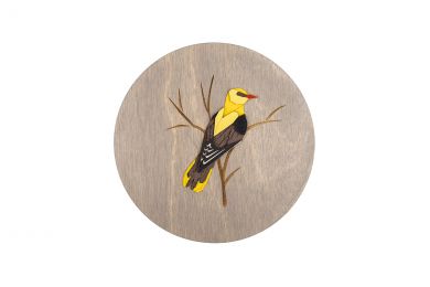 Dřevěná dekorace Oriole Wooden Image