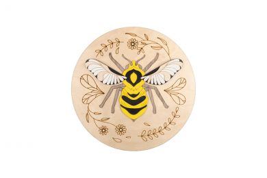 Dřevěná dekorace Bee Wooden Image