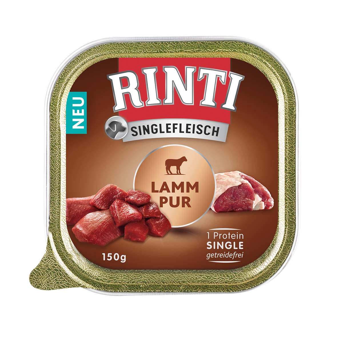 RINTI Singlefleisch čisté jehněčí maso 10 × 150 g