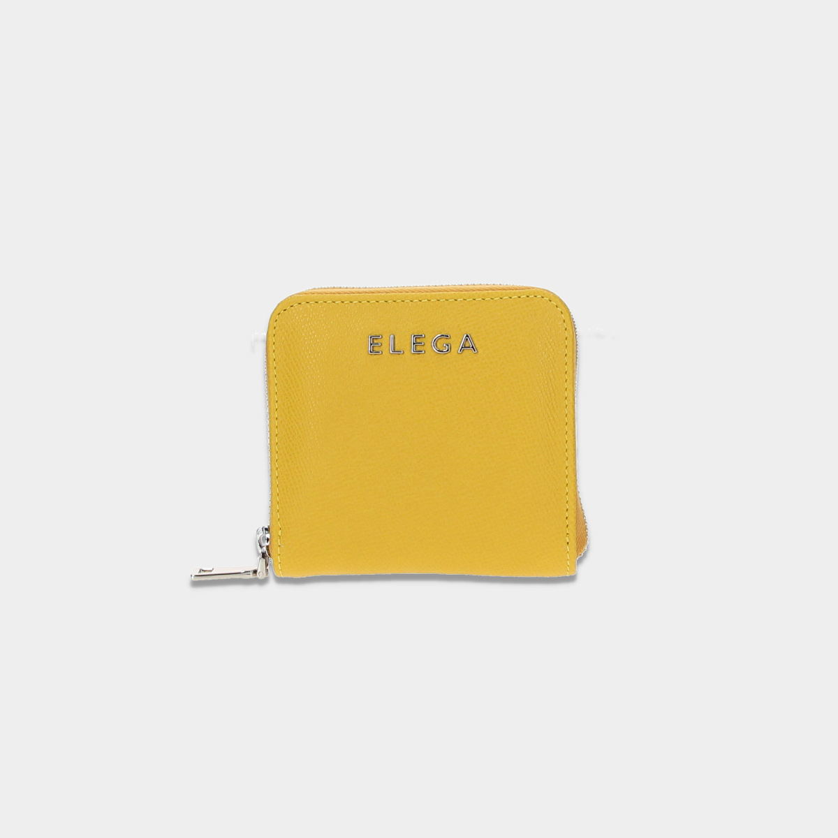 ELEGA Malá zipová peněženka ELEGA žlutá/stříbro