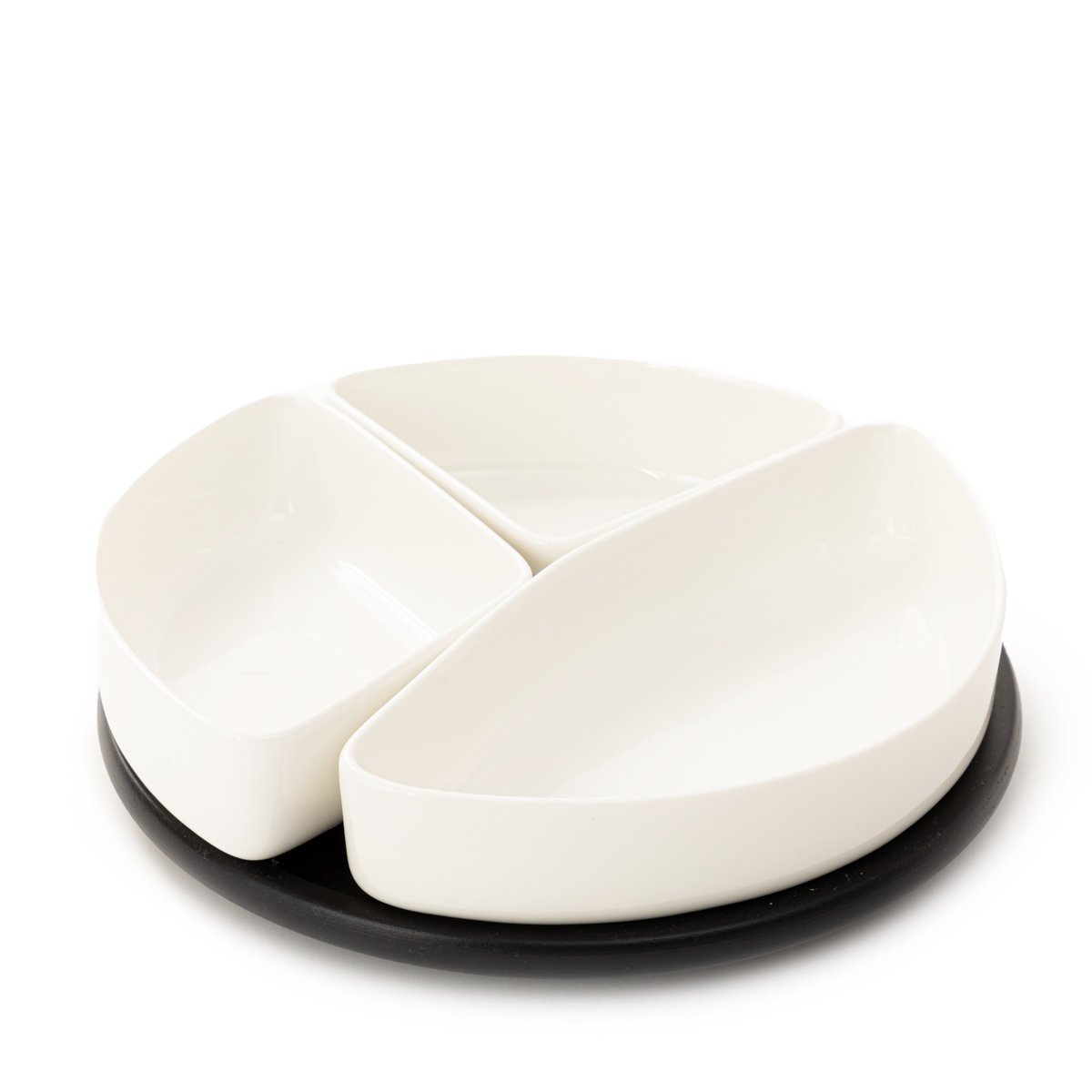 Servírovací talíř Talíř | FELKO | s bílými miskami | 24 cm | 850788 Homla