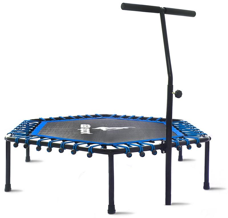 Aga FITNESS Trampolína 130 cm Modrá + madlo