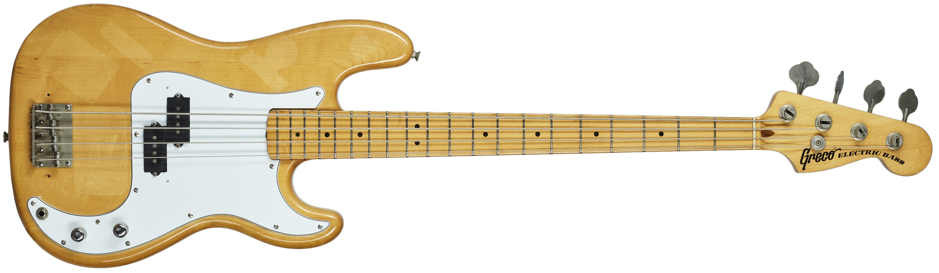 Greco 1975 Electric Bass PB-580 Natural