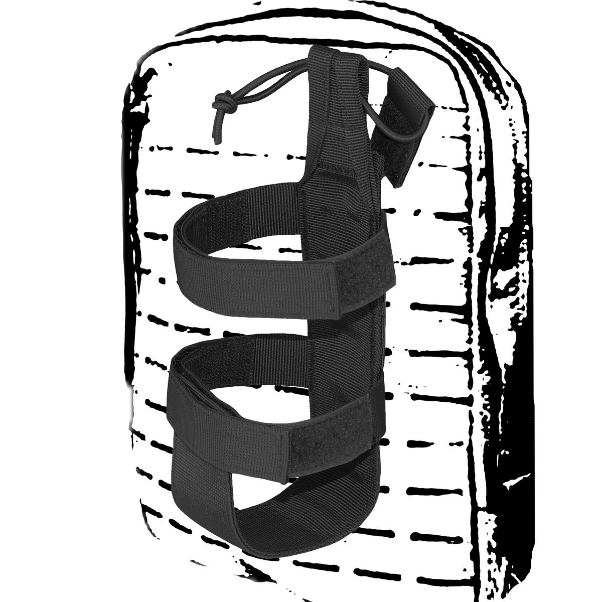 Držák na láhev černý Molle Bottle Holder CMG® Black