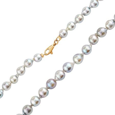 SILVEGO Luxusní perlový náhrdelník GRP36NGR