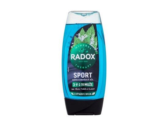 Radox Sport Mint And Sea Salt 3-in-1 Shower Gel 225 ml