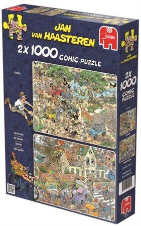JUMBO Puzzle JvH Safari a Bouře 2x1000 dílků