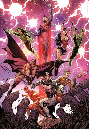 CLEMENTONI Puzzle Liga spravedlnosti 1000 dílků