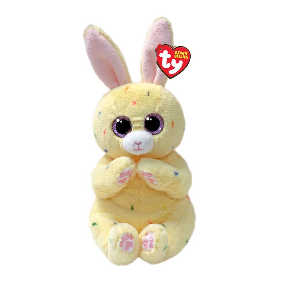 Ty Beanie Bellies CREAM, 15 cm - yellow bunny (3)