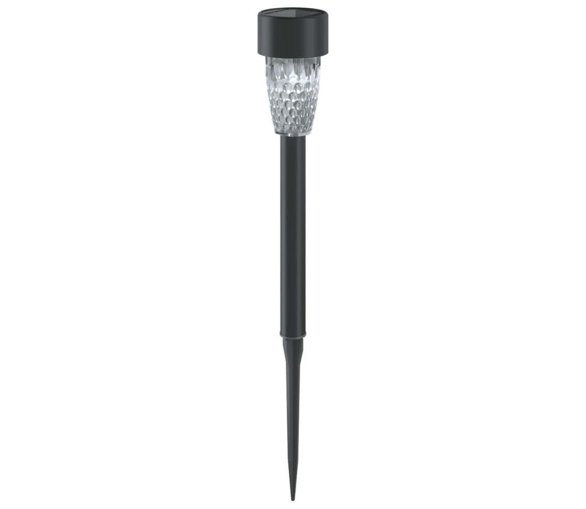 B.V.  - LED Solární lampa LED/0,006W/1,2V 29,7 cm černá 6500K IP44