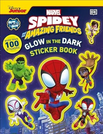 Marvel Spidey and His Amazing Friends Glow in the Dark Sticker Book - Dorling Kindersley