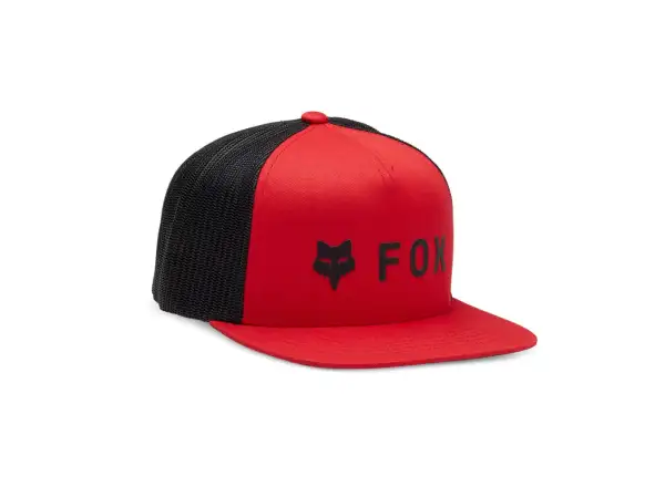 Fox Absolute Mesh Snapback pánská kšiltovka Flame Red vel. Uni.