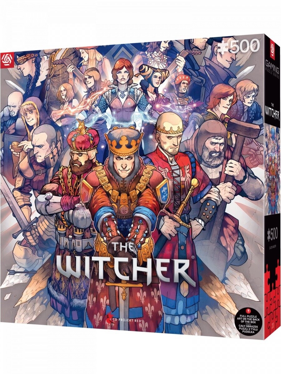 Puzzle The Witcher - Severní království, 500 dílků - 05908305246756
