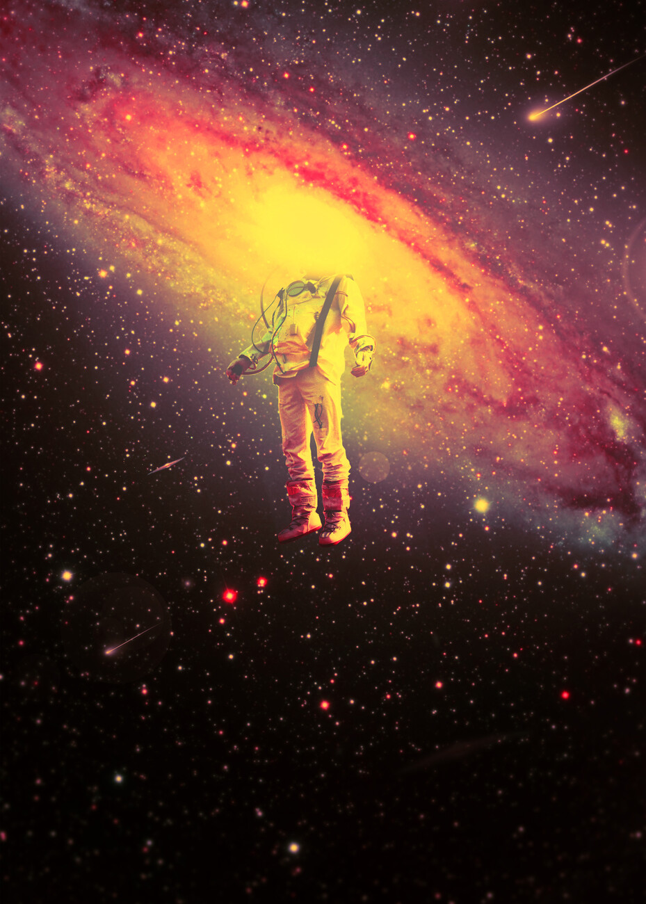Francis Minoza Ilustrace Mr. Galaxy, Francis Minoza, (30 x 40 cm)