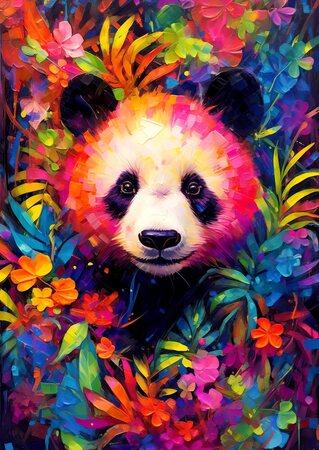 ENJOY Puzzle Hravé pandí mládě 1000 dílků