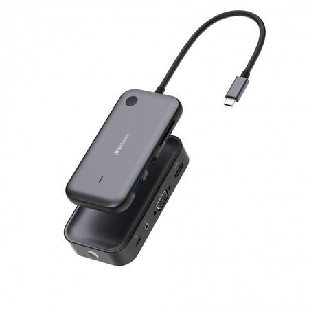 VERBATIM Display Adapter Share My Screen 1080P, USB-C hub, 32146