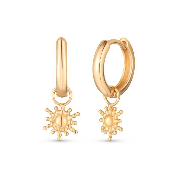 Náušnice z obecného kovu bez kamene M31-483-264090-0000