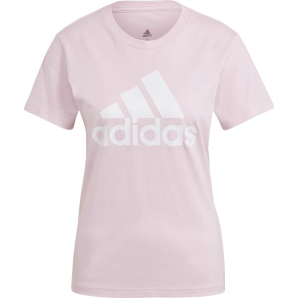 adidas LOUNGEWEAR ESSENTIALS LOGO Dámské triko, růžová, velikost