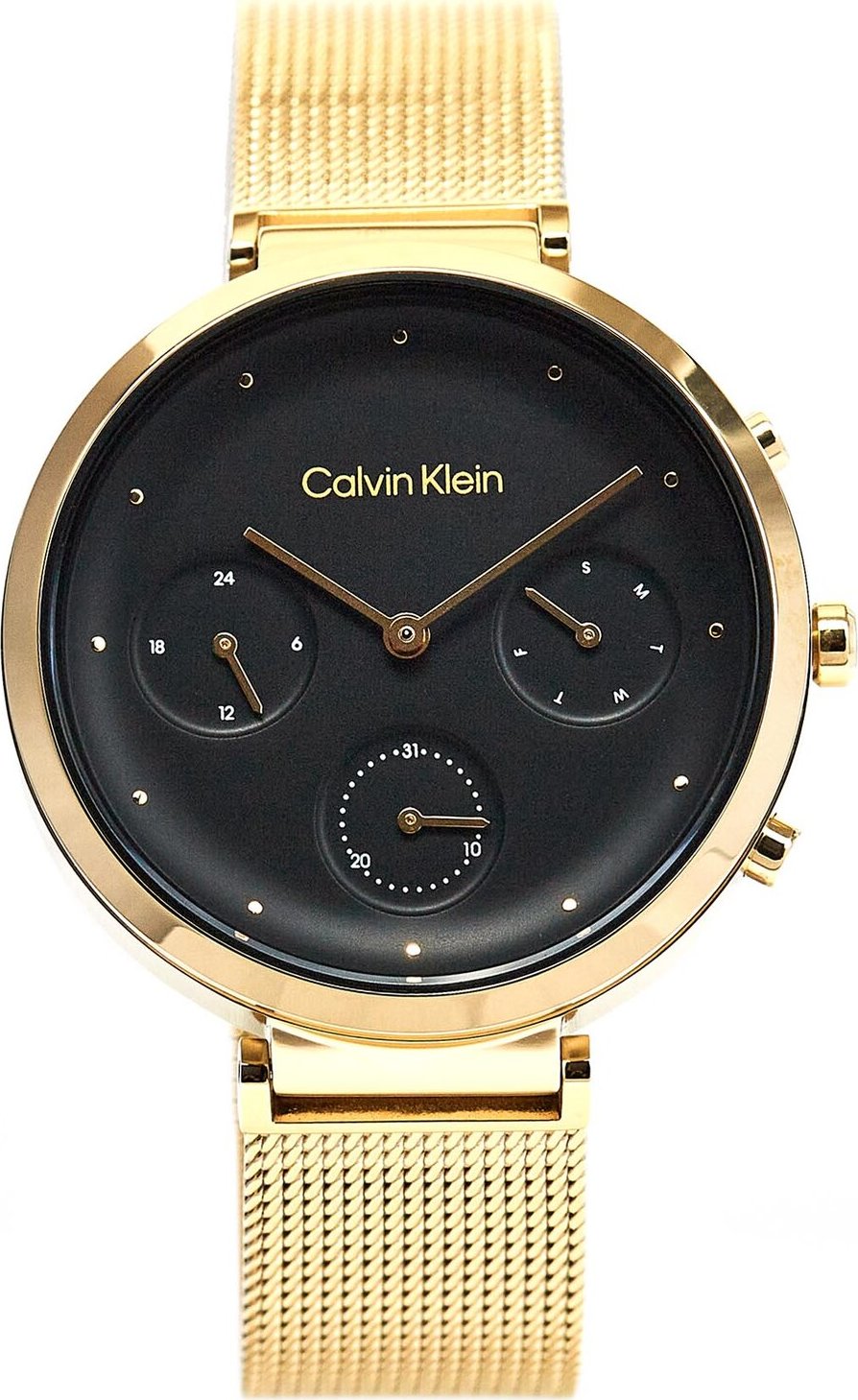 Hodinky Calvin Klein Minimalistic T-Bar 25200287 Gold/Black