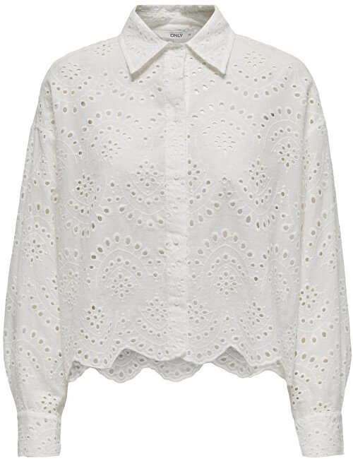 ONLY Dámská košile ONLVALAIS Loose Fit 15269568 Cloud Dancer XL