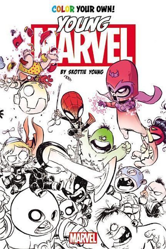 Color Your Own Little Marvels by Skottie Young
