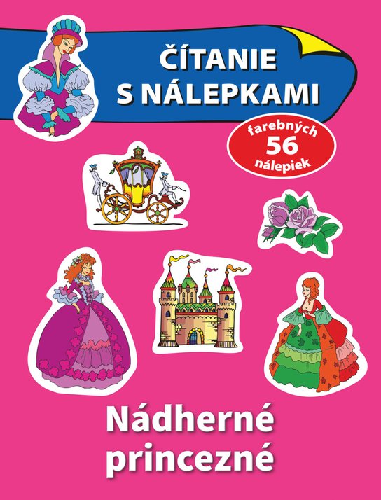 Čítanie s nálepkami Nádherné princezné