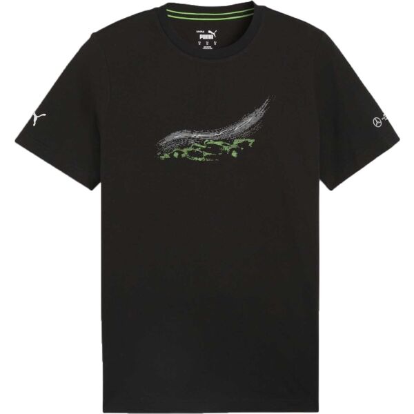 Puma MERCEDES-AMG PETRONAS F1 ESSENTIALS  CAR GRAPHIC TEE Pánské triko, černá, velikost