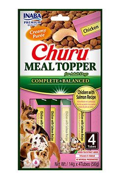 Churu Dog Meal Topper Chicken With Salmon Recipe 4x14g