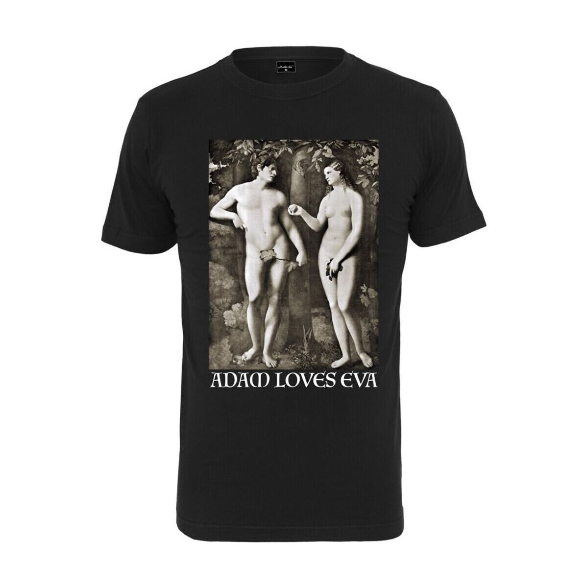 Piazza Italia  Pánské tričko s potiskem Adam černé  Černá