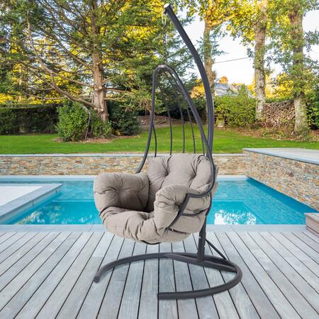 Hanah Home Garden Single Swing Chair Kırlangıç - Anthracite, Grey