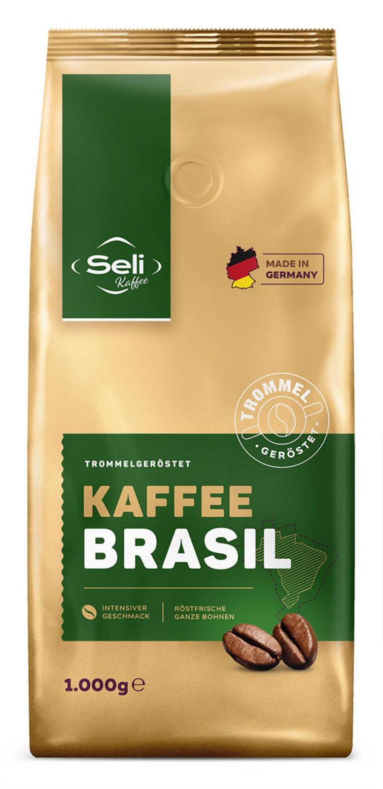 Zrnková káva Seli - Brasil, 1 kg