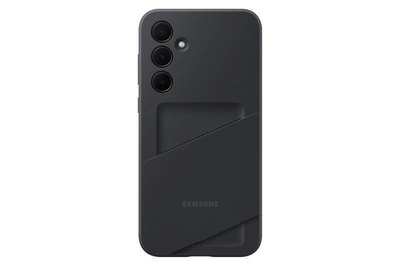 Zadní kryt s kapsou na kartu pro Samsung Galaxy A35 EF-OA356TBEGWW, černá