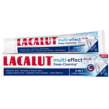 Lacalut Multi effect Plus micelární zubní pasta 75ml