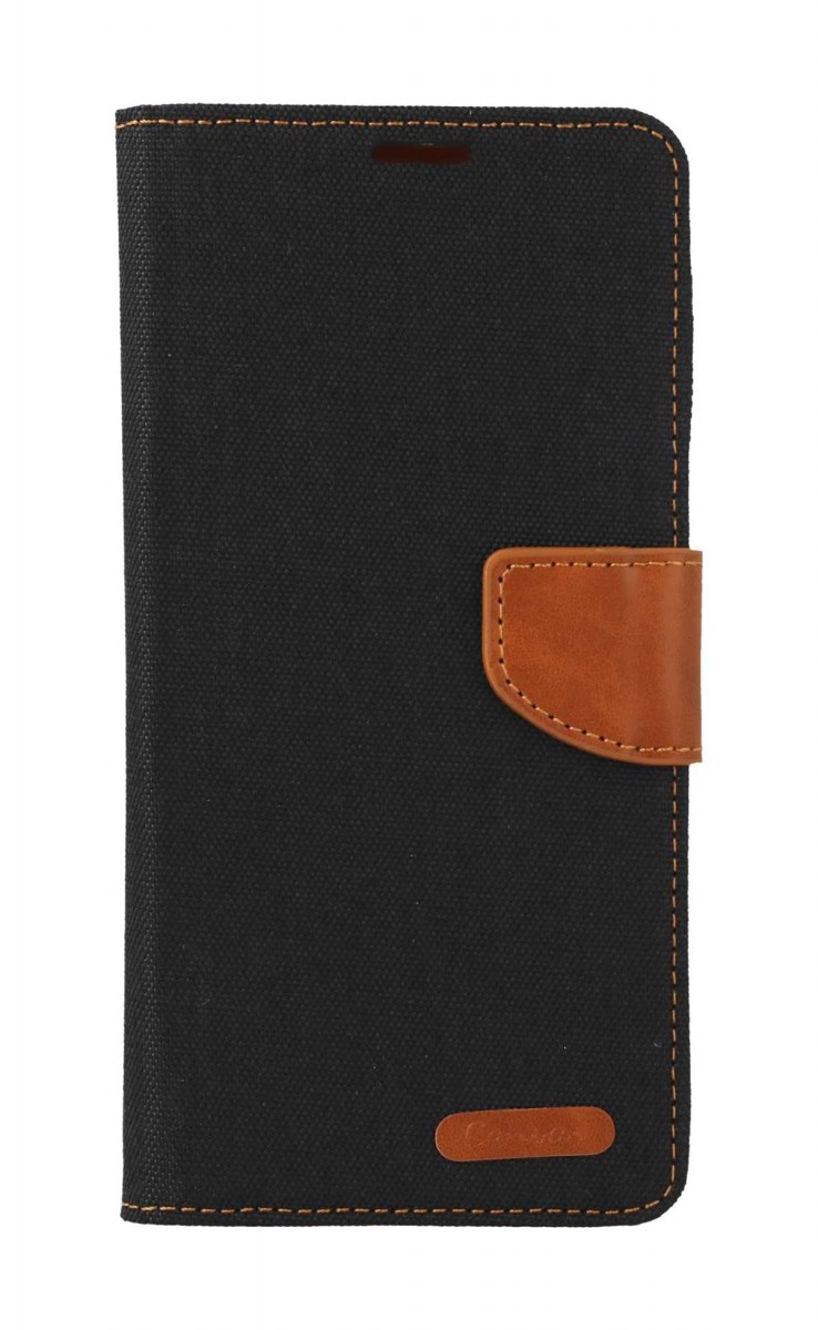 Pouzdro Canvas Xiaomi Redmi 13C knížkové černé 121365