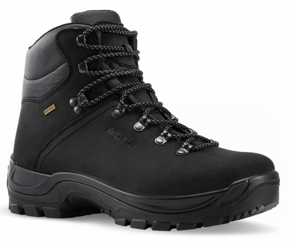 Alpina® trekingové outdoor boty s membránou Alpitex® Tundra Black Velikost: 41 EU