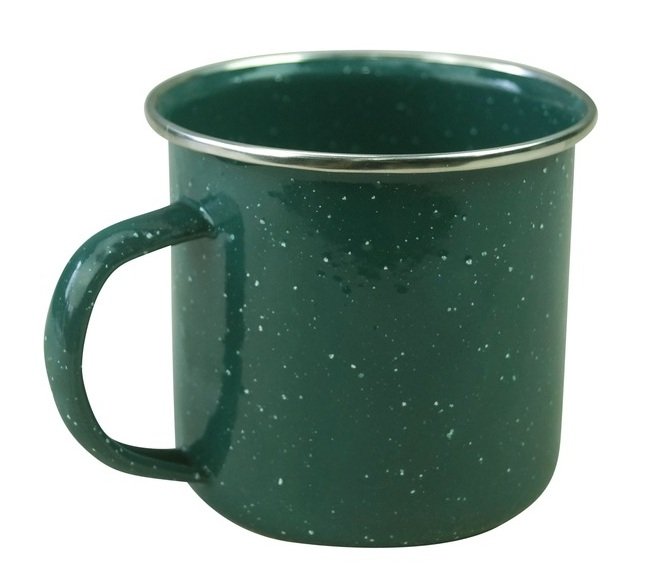 Hrnek smaltovaný 350ml zelený Enamel Mug Green Kombat® Tactical