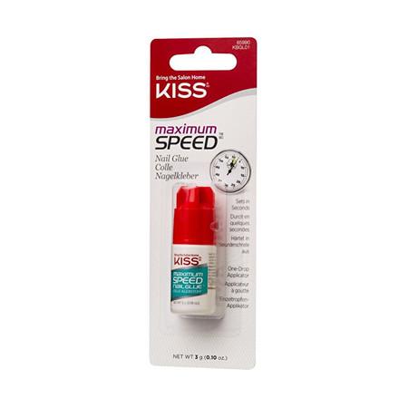 Kiss Maximum Speed Lepidlo na nehty rychleschnoucí 3 g