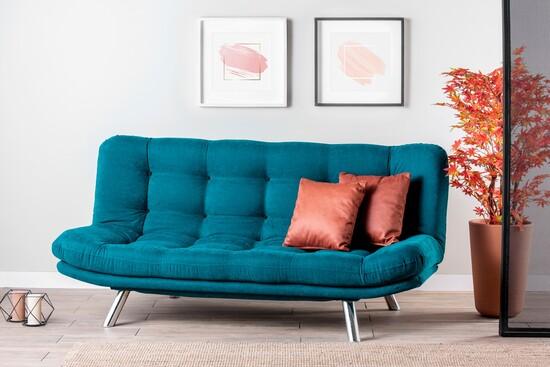 Atelier del Sofa 3-Seat Sofa-Bed Misa Sofabed - Petrol Green