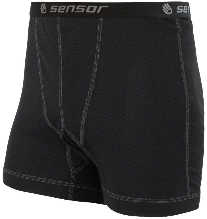 SENSOR DOUBLE FACE pánské trenky černá Velikost: S