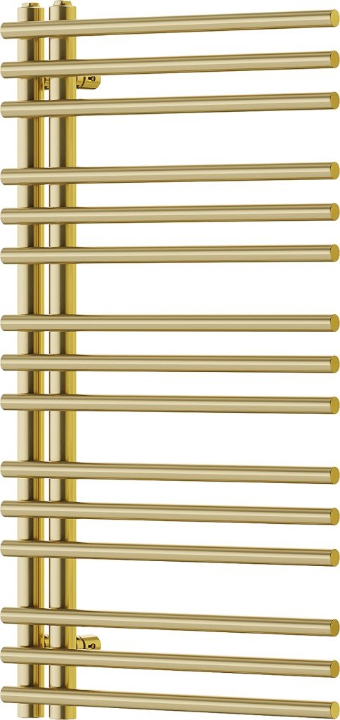 MEXEN Neptun otopný žebřík/radiátor 900 x 500 mm, 291 W, zlatá W101-0900-500-00-50
